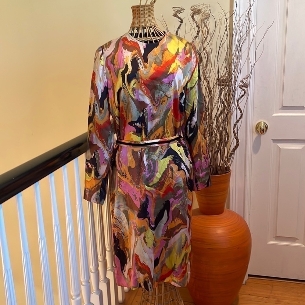 Vintage James Hogan made in USA 🇺🇸 multicolor dress